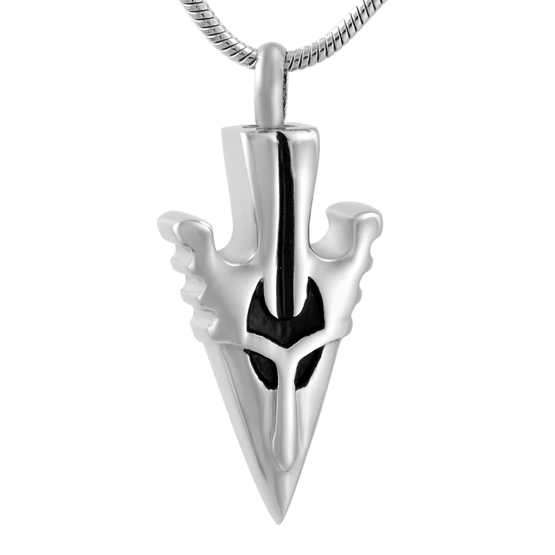 IJD9562 Arrowhead Tribal Pendant Urn For Ashes  316L Stainless Steel Men Cremation Necklace Keepsake Jewelry With Fill Kits|urns for ashes|cremation necklacesurn pendant for ash - AliExpress