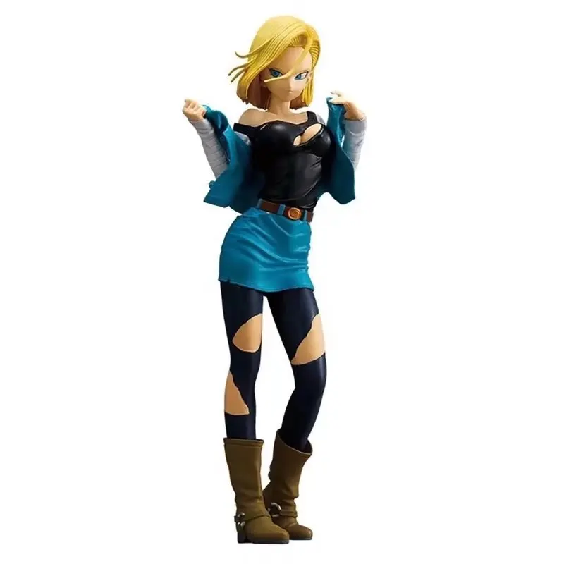 Аниме 25 см Dragon ball Z Glitter & Glamours Android NO.18 ассортимент Dragonball Фигурки игрушки модель