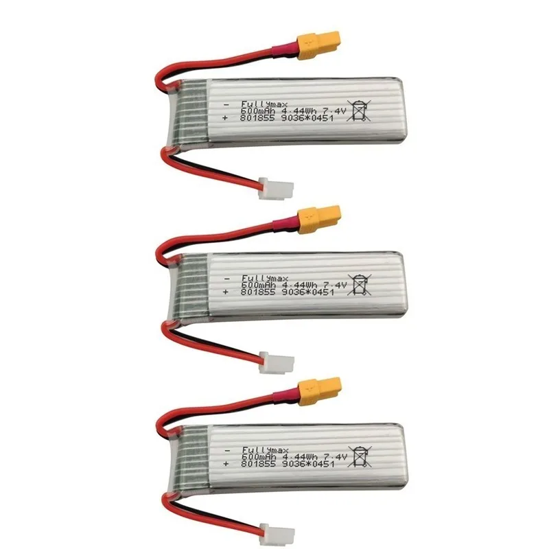 7 4 V 600mAh Lipo батарея для XK K130 RC шестиходовой бесщеточный Aileron вертолет запасные