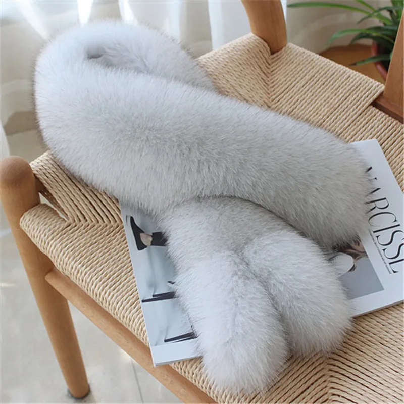 2021 Spring and Autumn New Cute fox Small Tail Scarf 100% Fox Shawl Party Wedding Christmas Gift Warm |