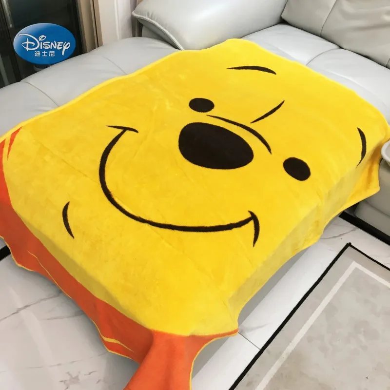 

Disney Cartoon Yellow Winnie Coral Fleece Soft Plush Blanket Throw 100x140cm for Baby Kids Boys Girls on Bed/Sofa/Plane/Crib