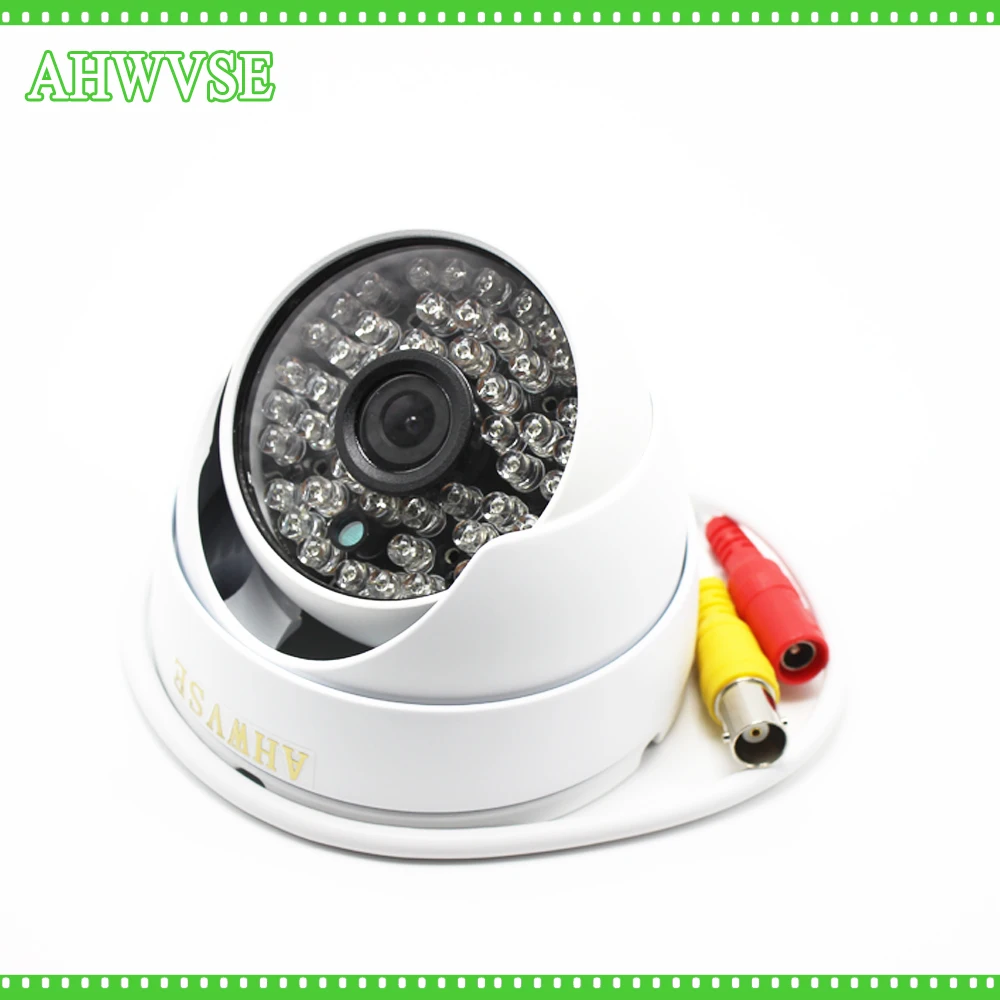 

AHWVSE HD 1920*1080P Dome Camera 2.0MP 3.6mm Lens 48 Leds Night-Vision Waterproof/Outdoor Camara de vigilancia Metal Housing