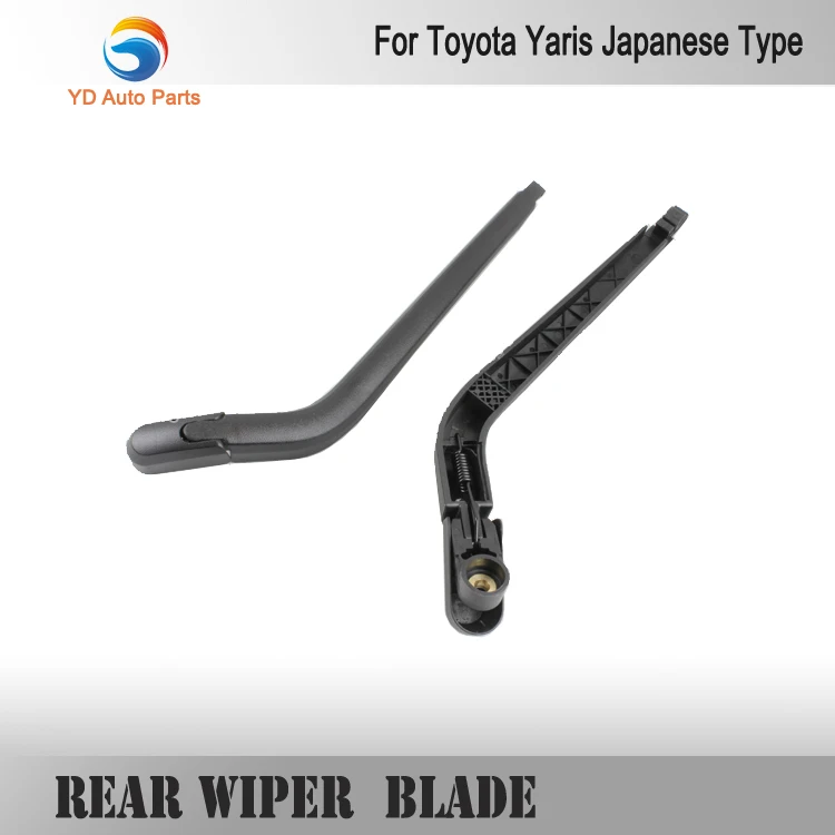 Replacement Car Rear Windshield Wiper Arm and Blade for Toyota Yaris 1995-2005 Replacement Car Rear Windshield Wiper Arm and Blade for Toyota Yaris 1995-2005