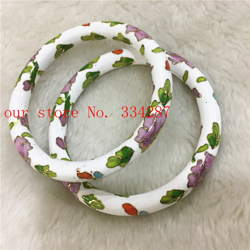

Wholesale 1PCS Chinese Handmade Cloisonne Enamel Cuff Hollow Bracelet Bangle 007