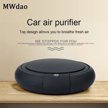 

MWdao car air purifier vehicle air ionizer negative ion ozone ozonizer odor eliminator usb for car