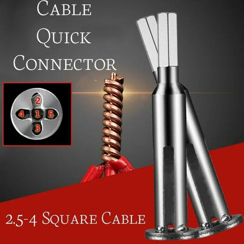 4 5 Square Cable Wire Twisting Stripping Tool Quick Twist CLH@8 | Строительство и ремонт