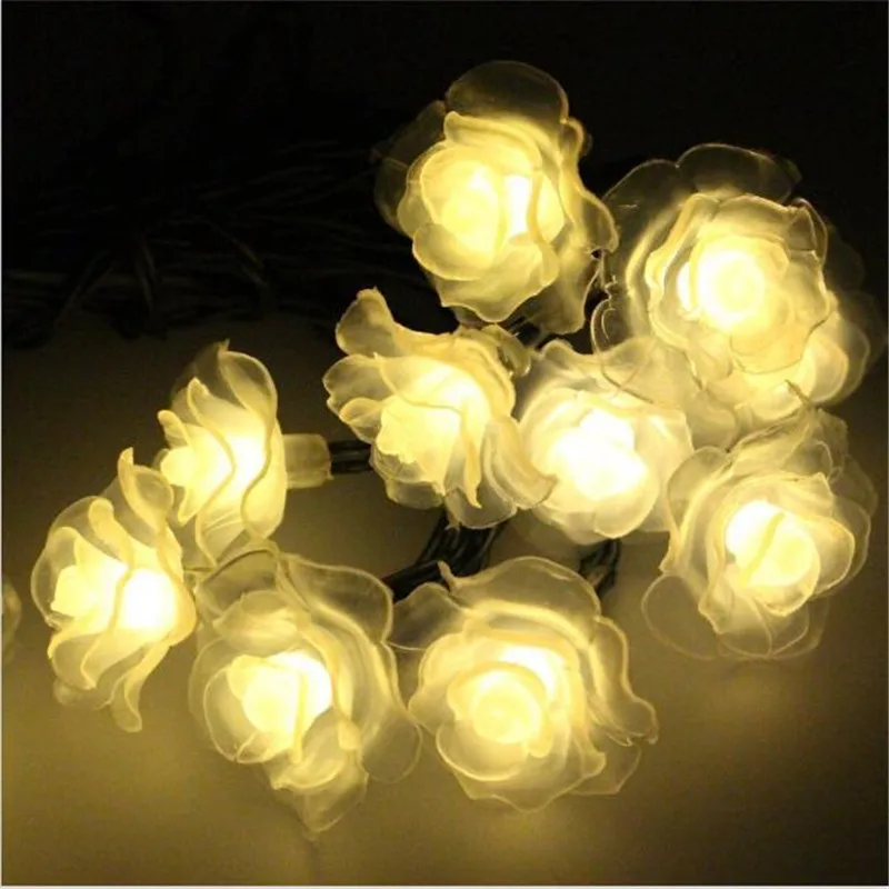 

Solar Rose LED Solar Fariy String Light Outdoor Party Christmas Wedding Decoration Mariage Solaire LED Lumiere