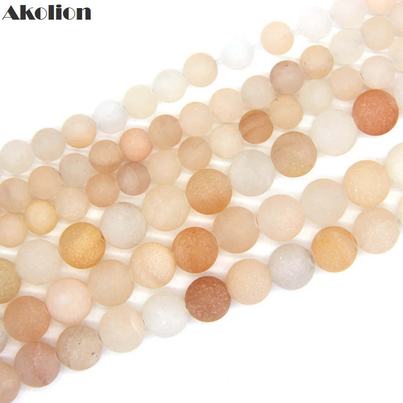matte peach aventurine1