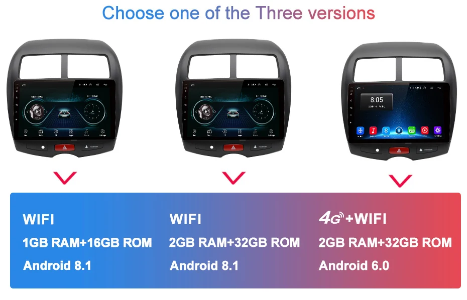 Clearance AWESAFE 2 din Android 8.1 Car Radio Multimedia video player gps navigation For Mitsubishi ASX 2010-2018 gps headunit 4g wifi ips 0