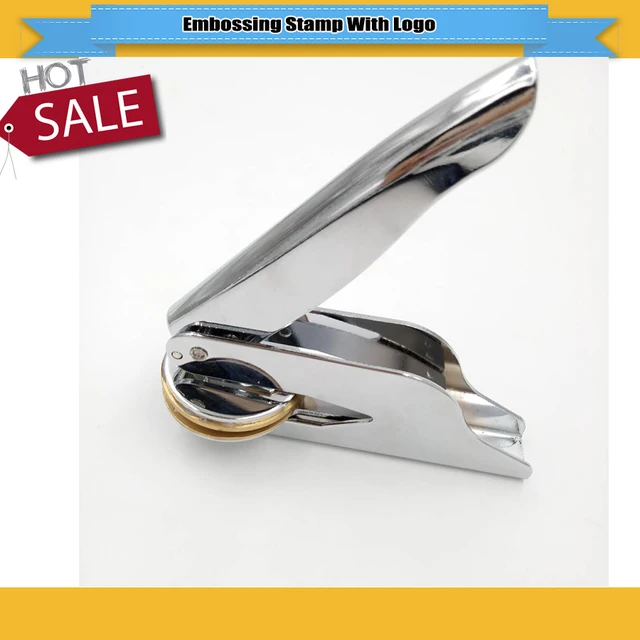 Portable Metal Embossing Stamp Custom Wedding Embosser Seal Portable Metal Embossing Stamp Custom Wedding Embosser Seal Customize With Your Logo For Letter