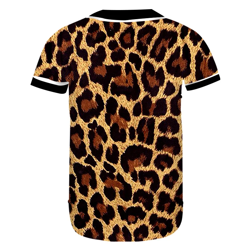 OGKB  2018 Spring and Autumn New Leopard Top 3D