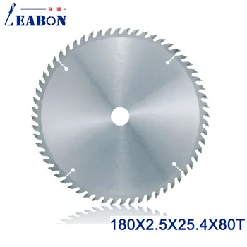 

LEABON 180mm (7" inches ) TCT Saw Blade 180*2.5*25.4*80T Circular Saw Blade for Wood Cutting Circular Saws