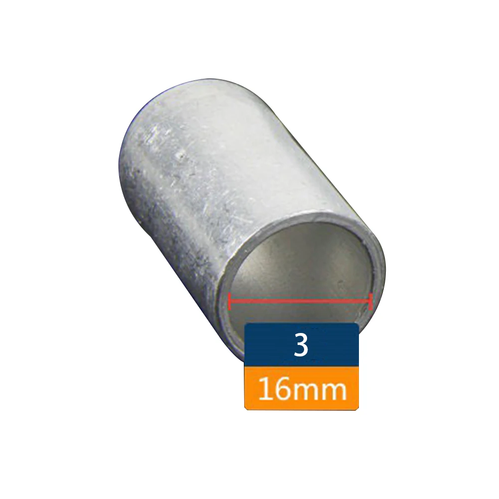 

25 Pcs Aluminum Crimp Reduced Refrigerant Thin Air Conditioning Hose Auto Removable Connector Ferrule Modification Practical