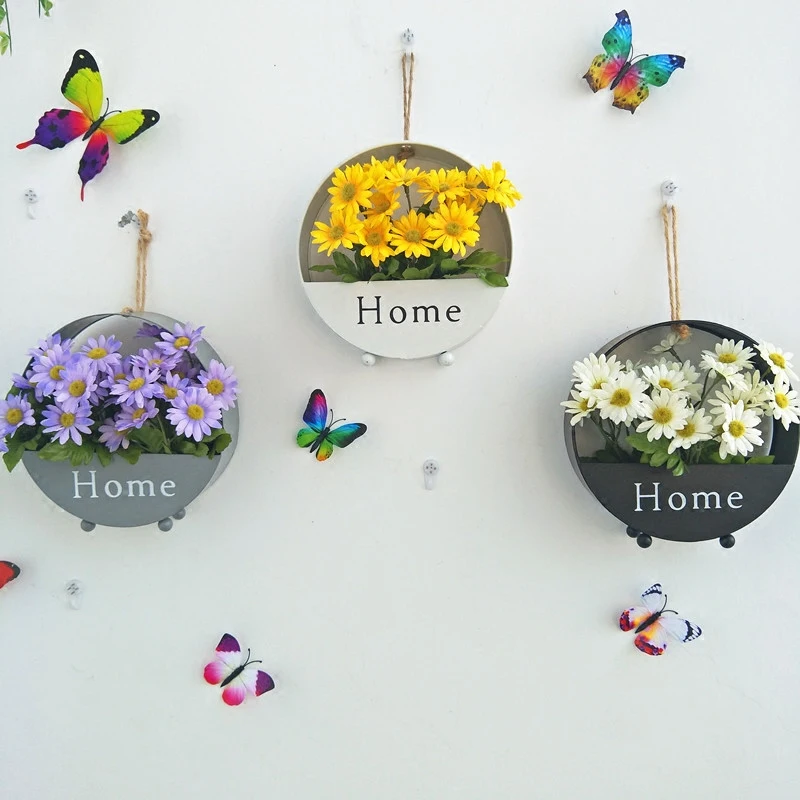 Hang Shelves LivingRoom Decor Iron Storage Racks Cute Wall Hanger Storage Basket Gifts Toys Figurines Display Storage Rack A-111