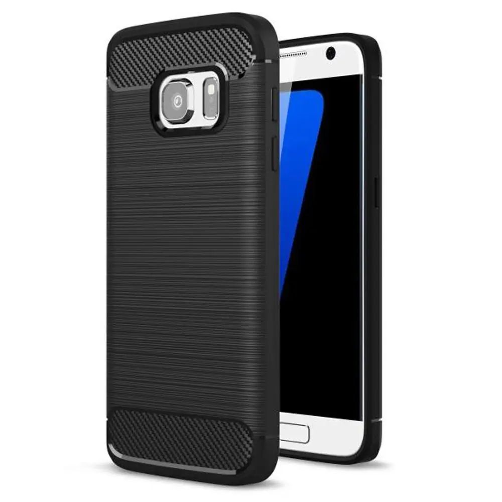 

L-FADNUT Carbon Fiber Case For Samsung Note8 Note9 S6 S7 edge Protective Cover For S10e S10 5G S9 S8 Plus Ultra Thin Slim Capa