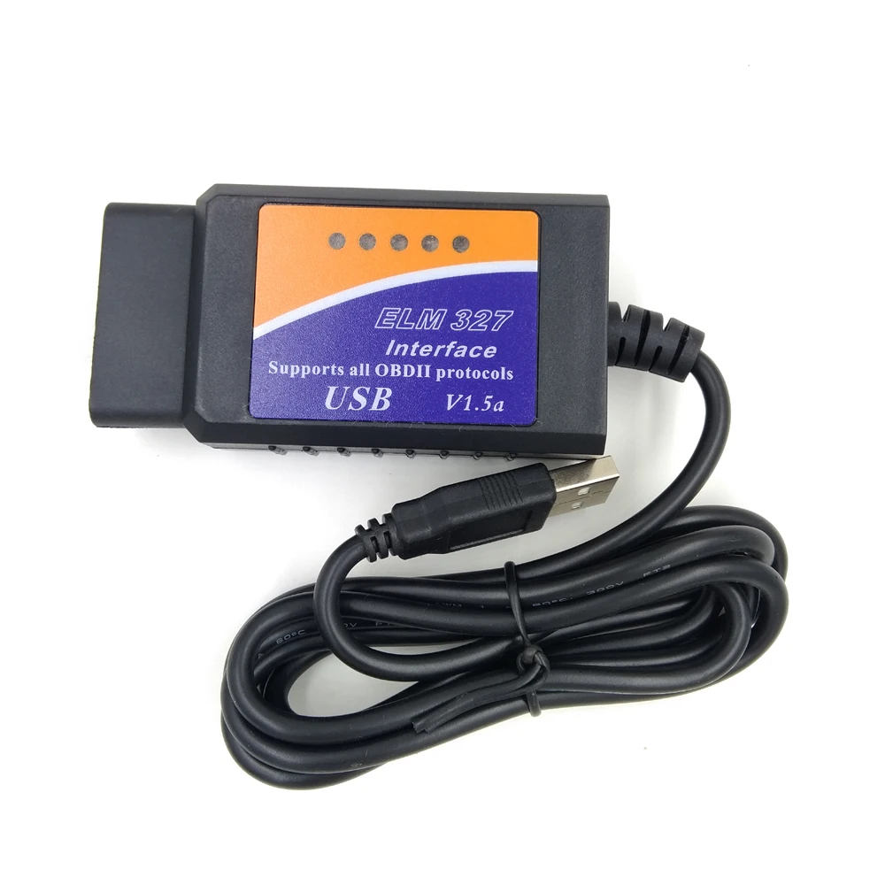 Диагностический инструмент V1.5 ELM327 USB FTDI FT232RL PIC18F2480 чип OBD2 поддерживает все