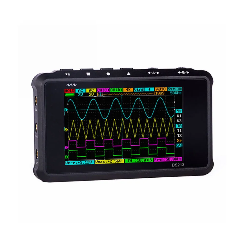 

MINI DS213 LED Display Dual Channel Digital Storage Oscilloscope Professional Inspection And Maintenance Electronic Equipment
