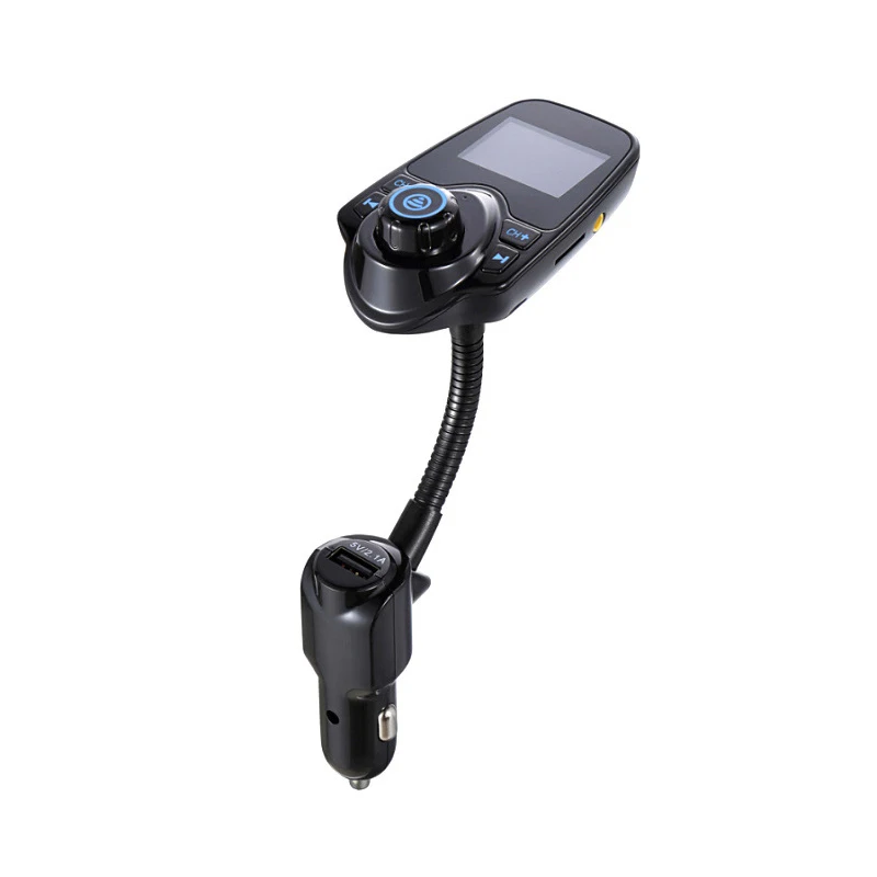 

T10 MP3 Bluetooth FM Wireless Kit Hands free Set FM Transmitter MP3 Music Player 2.1A USB port Charger support TF card USB input