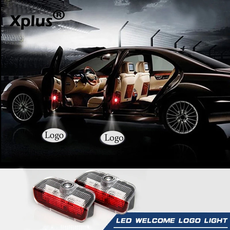 Xplus 2X Car Ghost Shadow Door Weclome Light Logo Projector For VW Passat B6 B7 Tiguan Jetta MK5 MK6 CC EOS Golf 5 6 7 Xplus 2X Car Ghost Shadow Door Weclome Light Logo Projector For VW Passat B6 B7 Tiguan Jetta MK5 MK6 CC EOS Golf 5 6 7