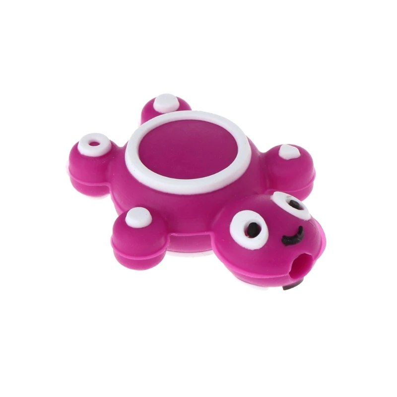 Силиконовые бусины черепаха милый смешной DIY ювелирных изделий для детей Прорезыватель игрушки прорезывание зубов - Цвет: Серебристый