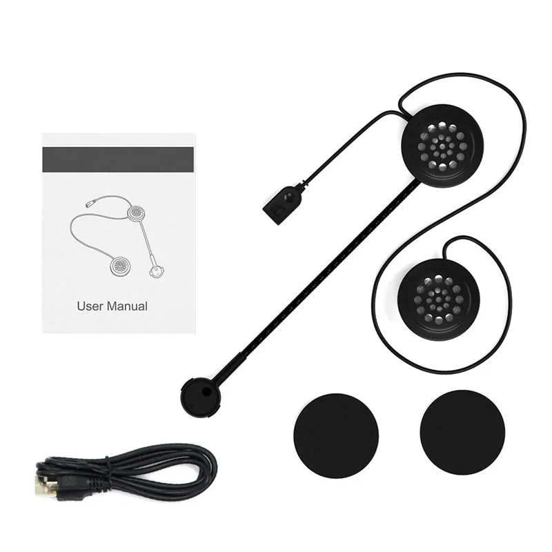 

CARPRIE Motorcycle Headset Motorcycle Helmet Headset Speakers Mic Bluetooth Handsfree Music Call Control dropship m15