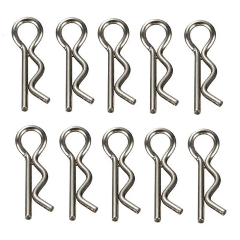 

Body Shell Clips Metal Pin For 1/10 1/8 Scale Model Car Buggy Truck Spare Part
