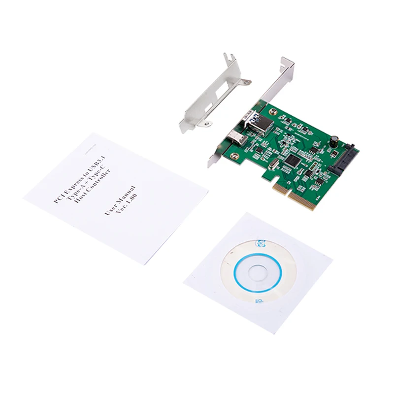 H1111Z PCI Express к USB3.1 USB-C+ USB3.1 type-хост-контроллер карты до USB3.1 Gen-II 10 Гбит/с сверхскоростной+ ASM3142 чипсет
