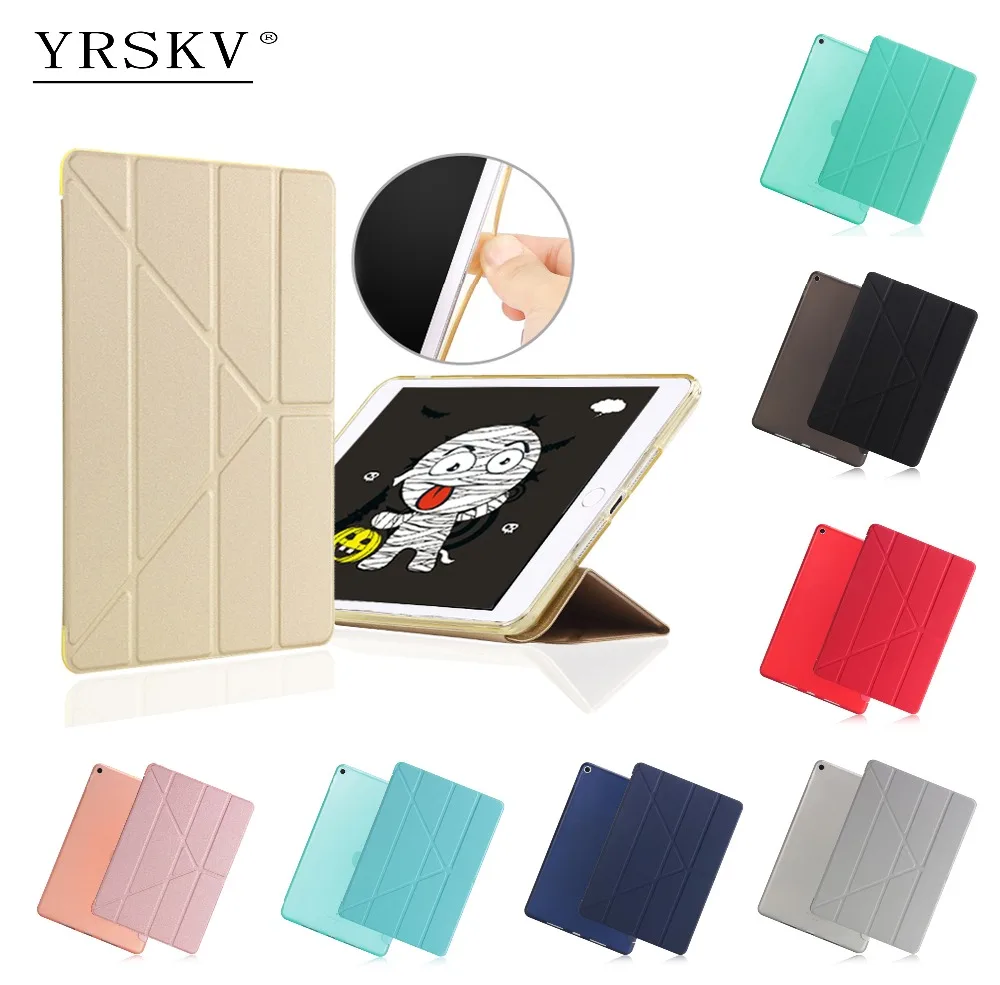 Чехол для iPad 9 7 дюйма 2017/2018 (6 го поколения) YRSKV искусственная кожа + ТПУ задняя
