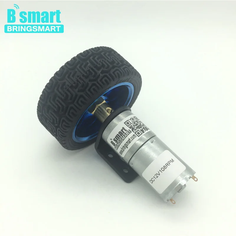 

Wholesale 370 DC Motor High Torque Gear Motor With Wheel For DIY Car Use