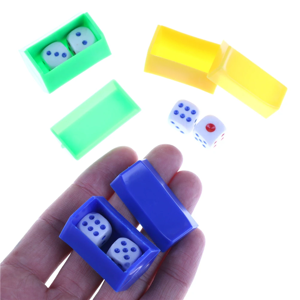 1 SET Funny Magic Tricks Dice Magic Children ToysListening Predictive Dice Magic Props Color
