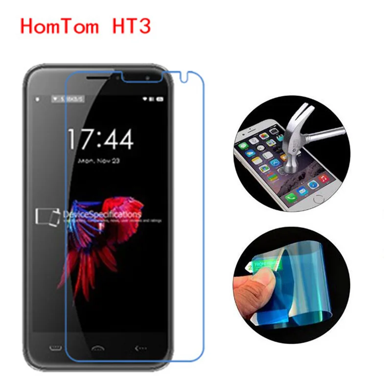 3 шт. Лидер продаж защита для экрана HomTom HT3 закаленное стекло премиум-класса