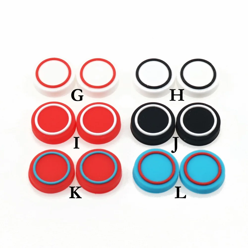JCD Silicone Analog Thumb Grips Cover for Nintend Switch NS Joy Con Stick Caps Skin for Poke Ball Plus Joystick