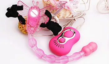 Hot Sale New Butterfly Sex Toys Remote Control 7 Speeds Strap Ons Vibrator Dildo Clitoris Anal Sex Products Sex Toys For Women 3