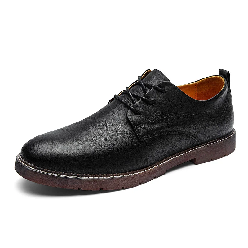 

Big Size 39-44 Casual Shoes Men Fashion Male Casual Shoes High Quality Leather Casual Shoes Spring Autumn Men