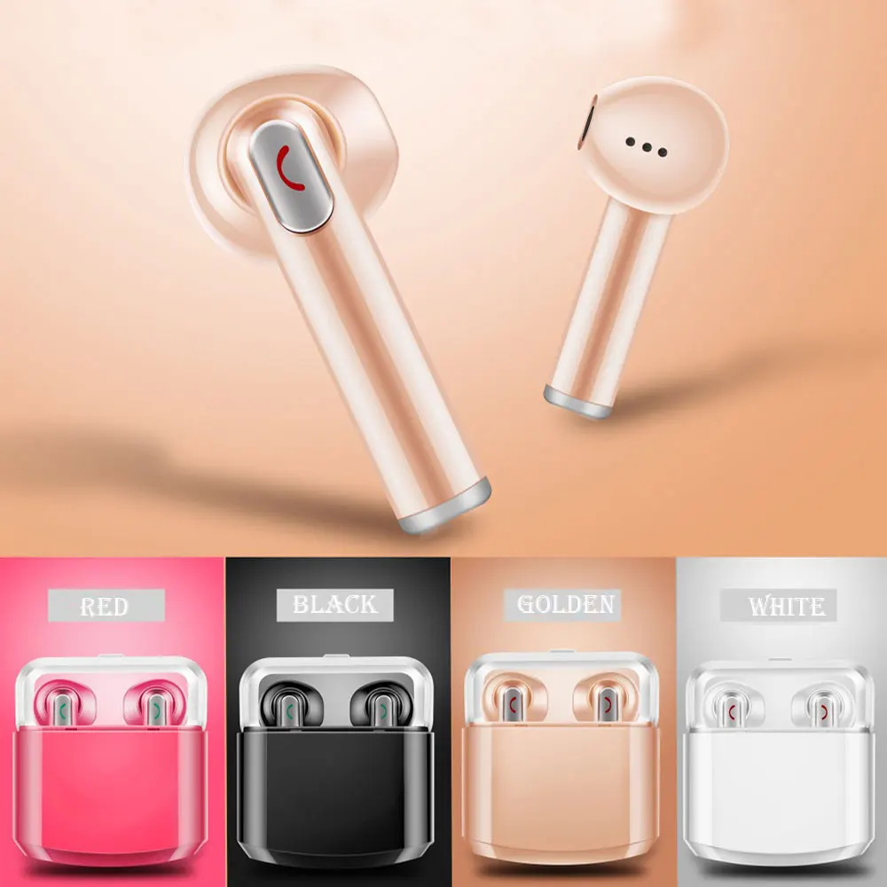 

2018 New Mini IPX TWS Wireless Earphone Sport Bluetooth headphone Earbuds Stereo Headset Mini In-ear Bluetooth Earphones Casque