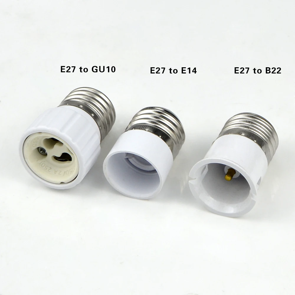 1Pcs E27 E14 GU10 G9 E12 B22 Base Mutual Conversion lamp Holders