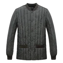 Новинка, хлопковая куртка, теплая парка, зима-осень, для мужчин, флисовое Стеганое пальто, мужская мода, большой размер, L-4XL, Повседневная Верхняя одежда для мужчин, WFY40