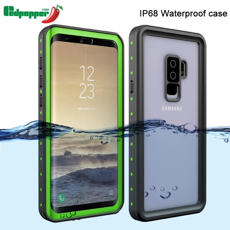 RedPepper IP68 Waterproof Case for Samsung Galaxy S9 S9 Plus Diving