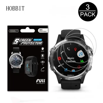

3Pack Full Coverage Soft TPU Screen Protector For Garmin Fenix 5 Plus / 5S Plus / 5X Plus GPS Smartwatch Full Screen Guard