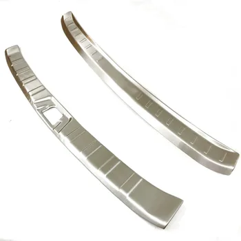 

Car Rear Bumper Protector Door Sill Molding Garnish Exterior Chromium Styling For Nissan Qashqai J11 Accessories 2014 2015 2016