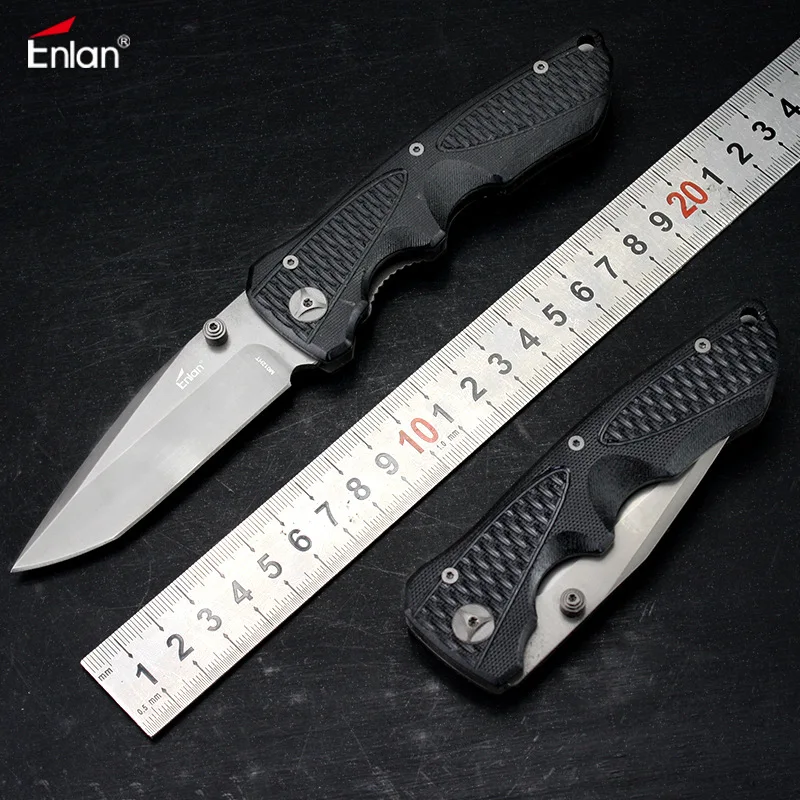 Enlan El12 Folding Knife 8cr13mov Blade G10 Handle Knives Outdoor