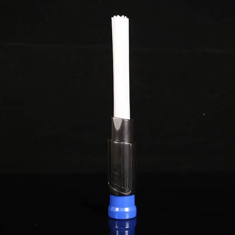 Универсальная кисть для очистки соломенной трубки для удаления грязи пыльная щетка инструмент для клавиатуры вакуумные инструменты волшебный метла уборочная машина инструмент - Цвет: Blue Black