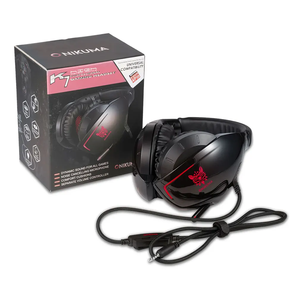 CASEIER игровая гарнитура PS4 PC Gamer Stereo Heaedset наушники auriculares Игровые наушники для Xbox one auriculares кабель - Цвет: Red Gaming Headset