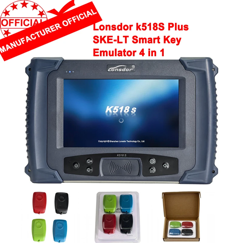 

2019 LONSDOR K518S Auto Key Programmer With Different Emulators No tokens Supports All Makes and Odometer Adjustment Function