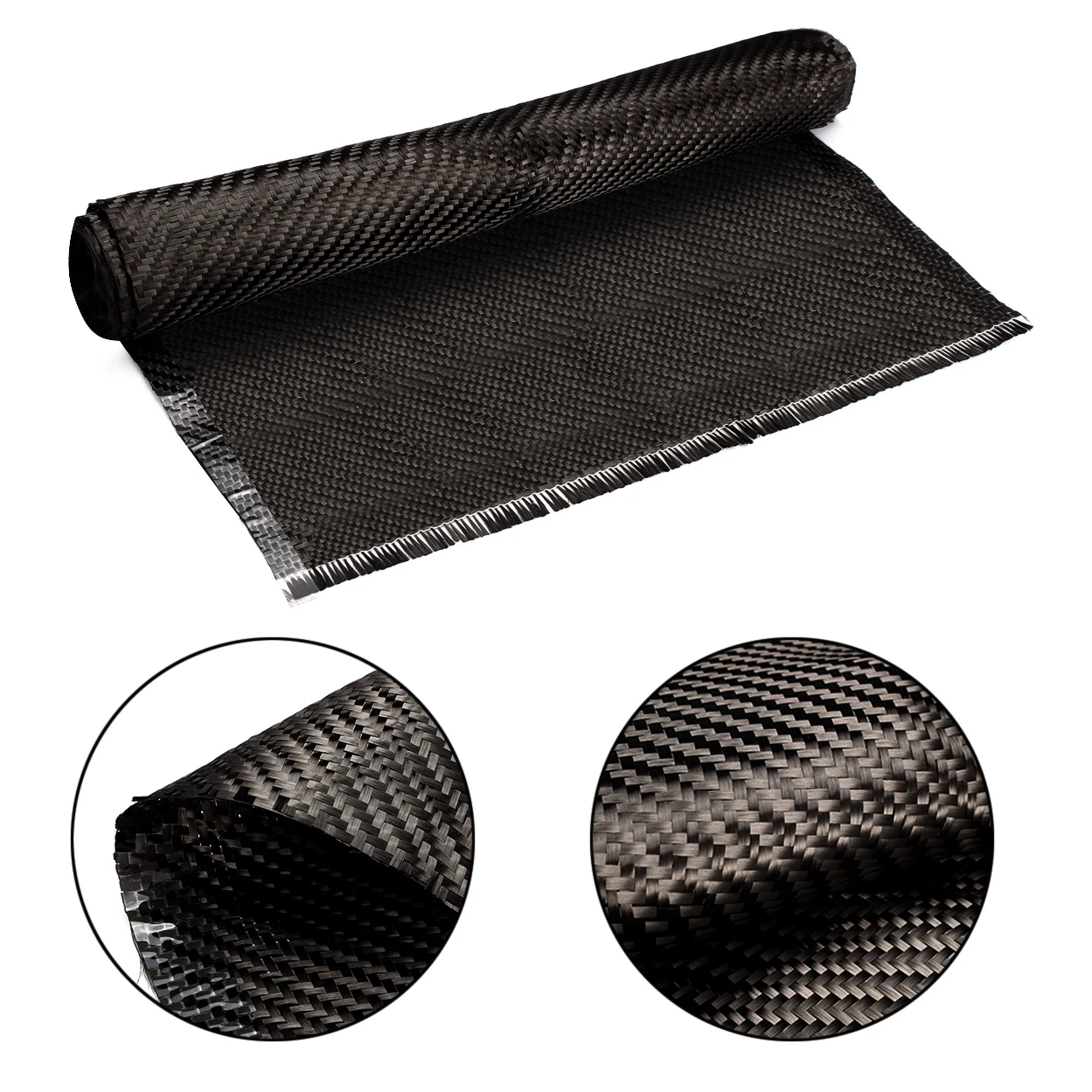 

Real Carbon Fiber Fabric 32"/82cm width 3K 5.9oz / 200gsm 2x2 twill Carbon Fabric for Commercial Car Parts Sport Equipments