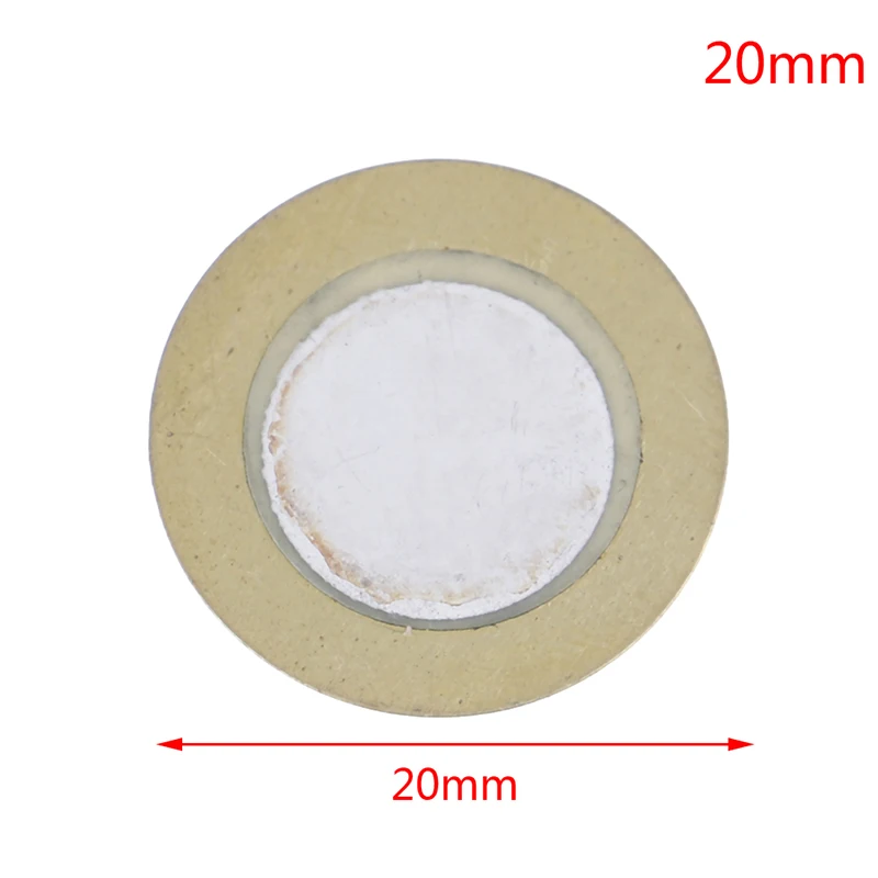 Новые 10 шт. 12 мм 15 мм 18 мм 20 мм 27 мм 31 мм 35 мм 41 мм 50 мм пьезо элементы эхолот Сенсорная панель круглый триггер барабанный диск медь