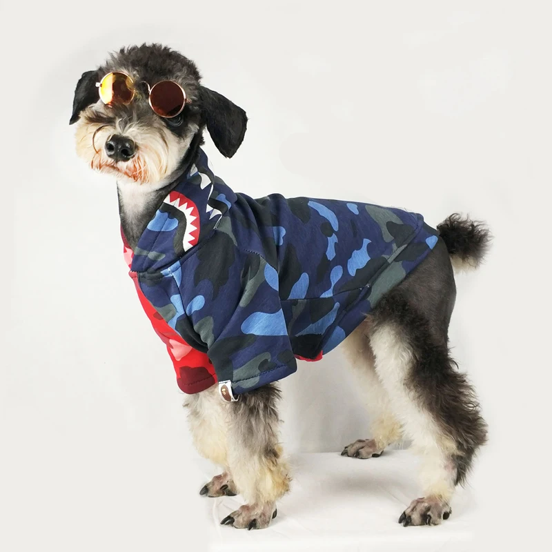 Pet Fashion Dog Hoodie Warm Sweatershirt Funny Skull Cat Dog Puppy