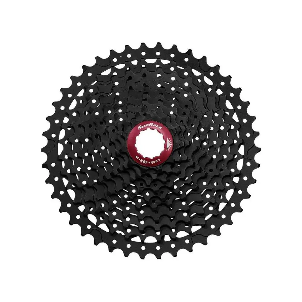 Sunracing CSMX8 11 скорость 11-40/11-42 t MTB велосипед кассета ПОДХОДИТ forShimano SRAM 1X - Цвет: Black RED 42T