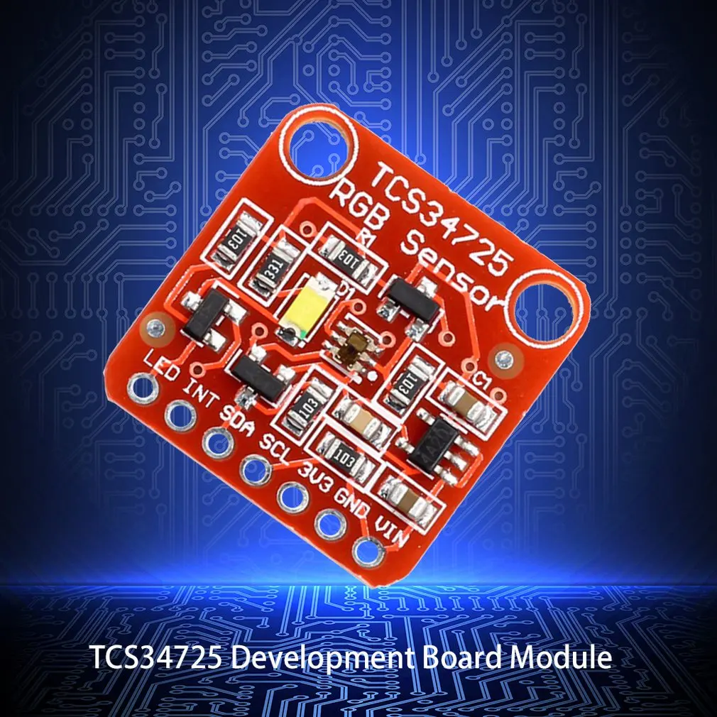 CJMCU34725 TCS34725 цветной Датчик цветового датчика RGB макетная плата модуль изысканно спроектированный прочный