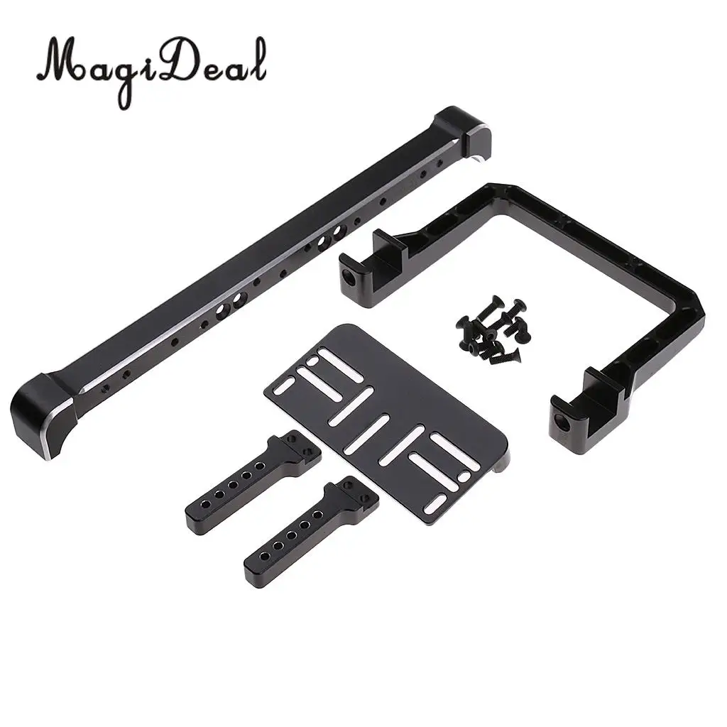 

MagiDeal Professional 1Set Metal 1:10 Front Bumper Device for Traxxas -4 4 RC Crawler Parts